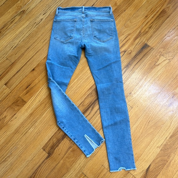 Frame Denim Jeans Le Skinny de Jeanne with front split - Picture 7 of 8